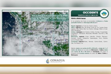 Baja presión en el Pacífico podría generar lluvias y oleaje