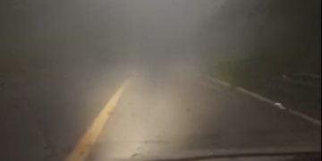 Intensa neblina en la 200, tramo Las Varas-Compostela (Video)