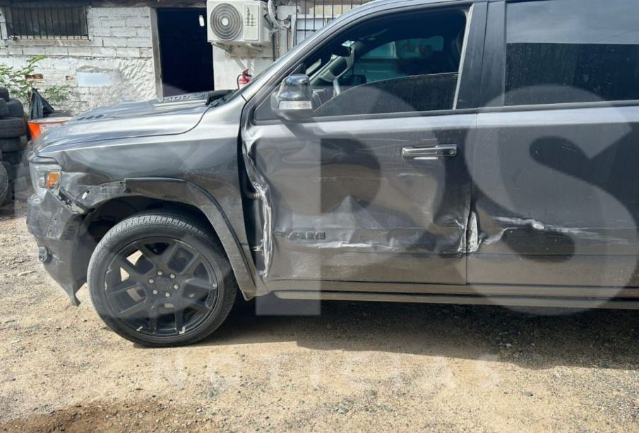 Un escolta de Hector Santana habría chocado la camioneta