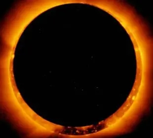 Eclipse solar anular 'Anillo de fuego'