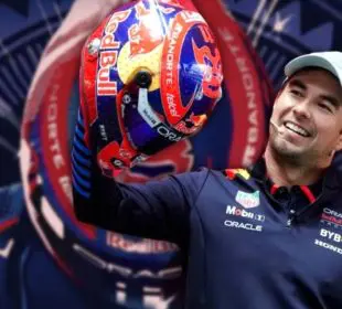 "Checo" Pérez porta el caso especial de lucha libre