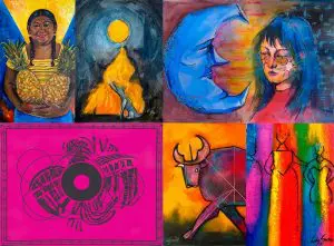 Obras de la exposición Forma y color, homenaje a Rufino Tamayo