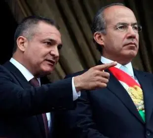 Genaro García Luna y Felipe Calderón