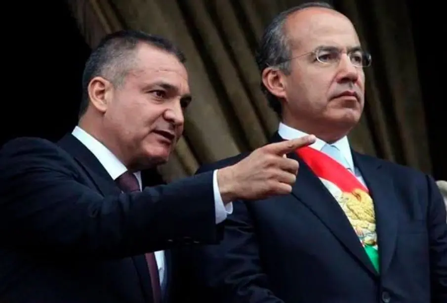 Genaro García Luna y Felipe Calderón