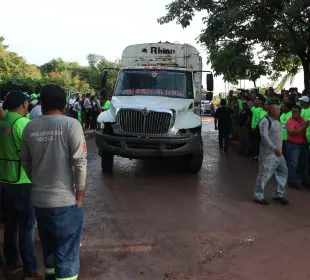 Camión recolector de basura