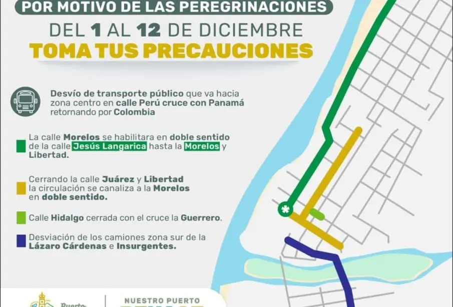 cambios tráfico peregrinaciones 2024