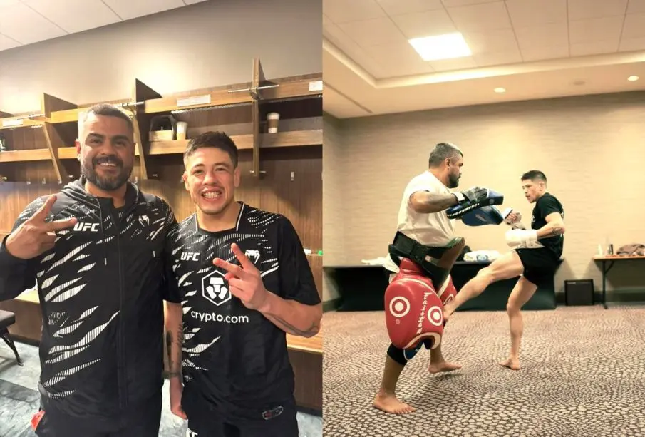Campeón de UFC recibe entrenamiento