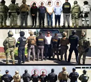 Fotos de los funcionarios coludidos con el crimen en el Estado de México
