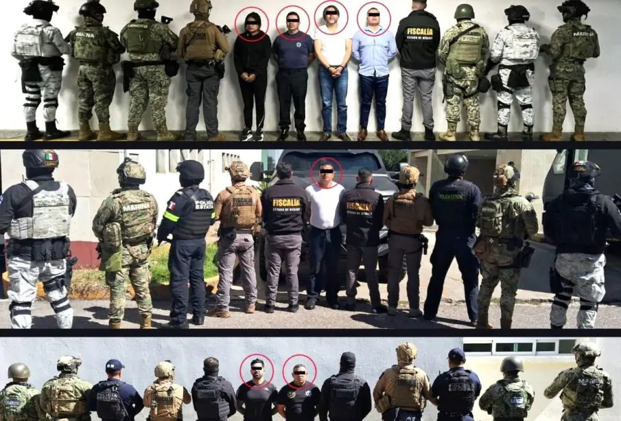 Fotos de los funcionarios coludidos con el crimen en el Estado de México