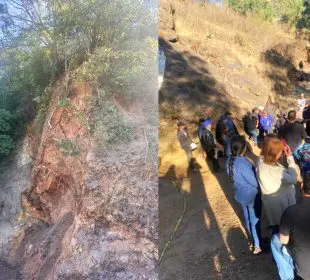 Cerro donde sacaron 2 cuerpos tras deslave en mina
