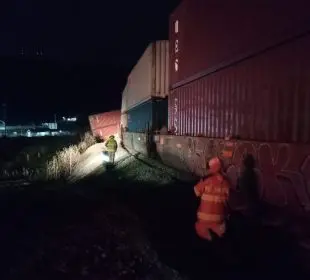 Descarrila tren en Zapotlán el Grande, Jalisco