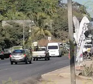 Persecución policial termina en accidente en La Peñita de Jaltempa