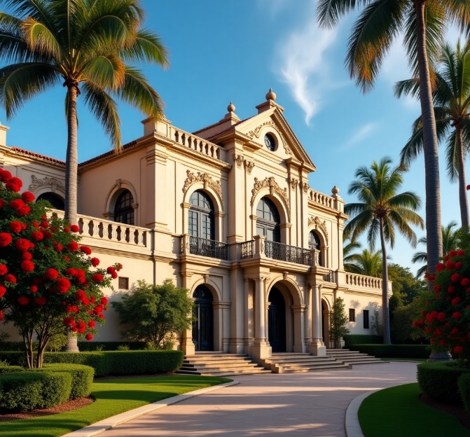 Casas de lujo, según IA