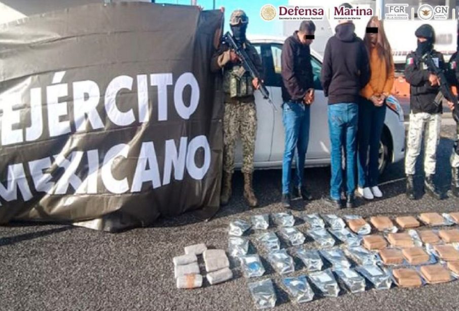 Incautación de 42 kilos de fentanilo en Tecate.