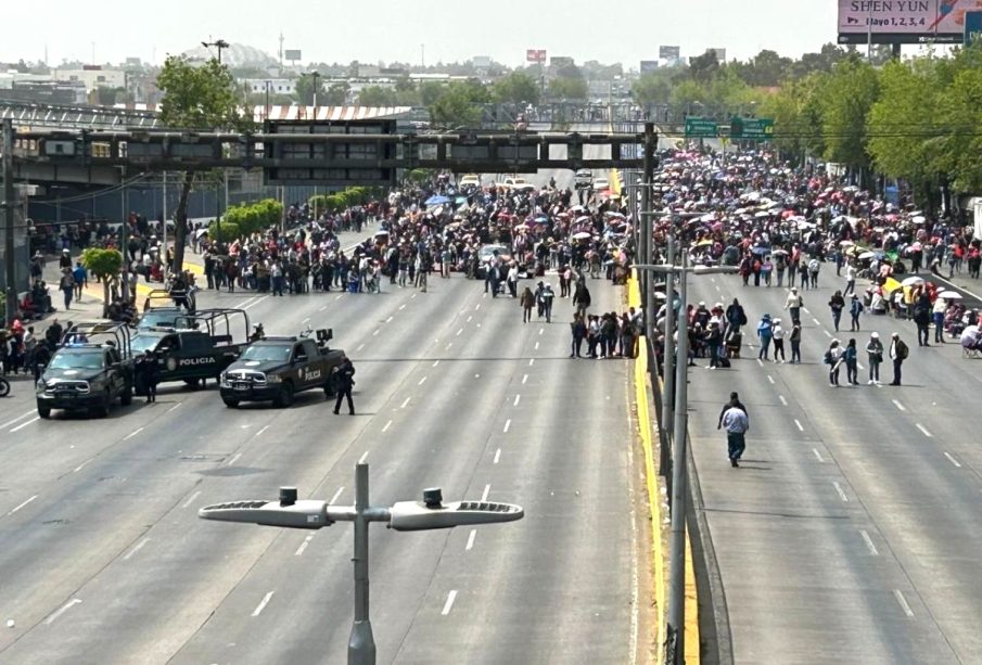 Marchas de la CNTE en la CDMX por Ley ISSSTE