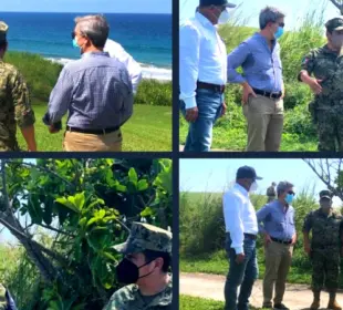 Base naval inconclusa en Punta de Mita.