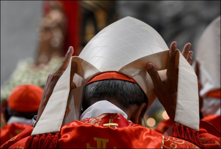 Cardenales previo al Cónclave.
