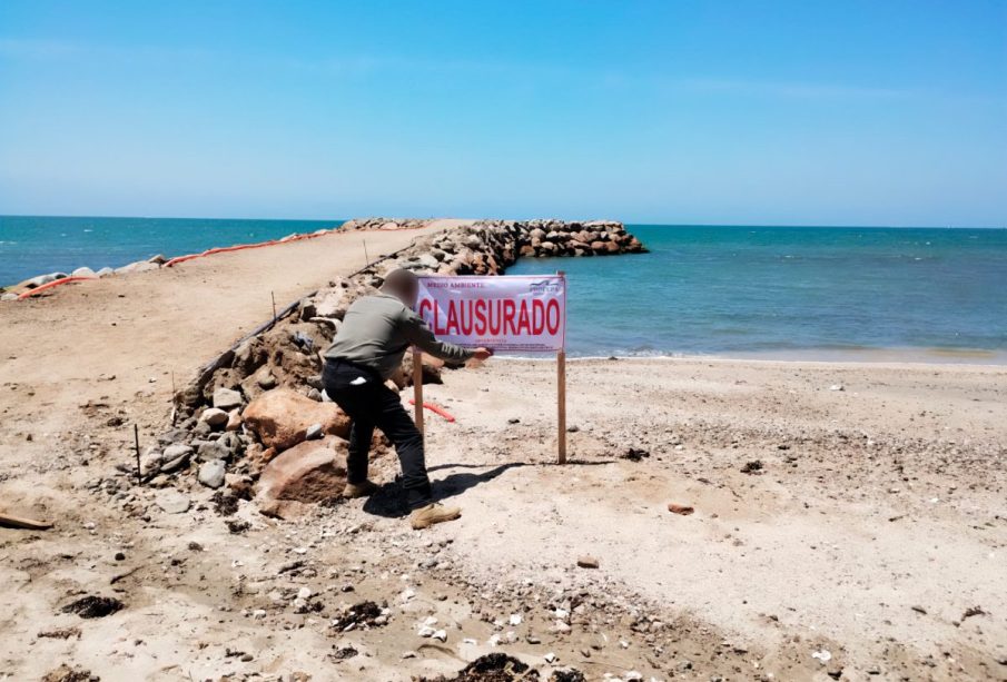 Frena construcción de espigón en Bucerías