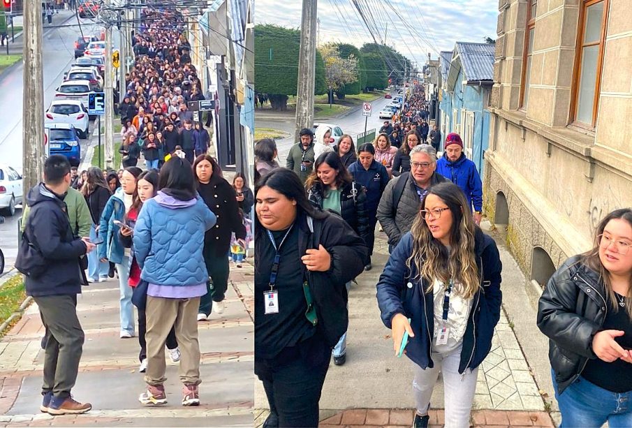 Población de Chile sale a las calles tras el terremoto 7.5