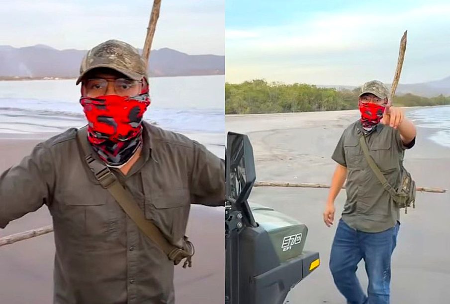 Extranjero correo a mexicano de playa en San Blas, Nayarit