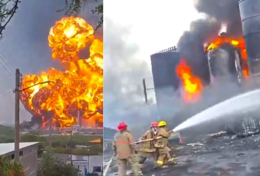 Incendio en Cadereyta