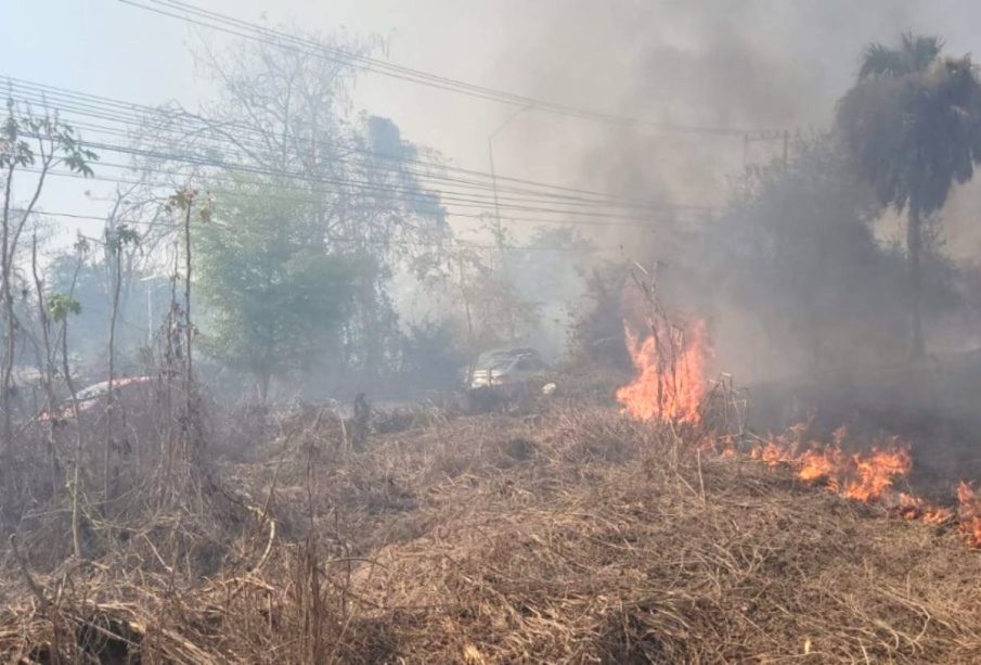 Incendio en Avenid México