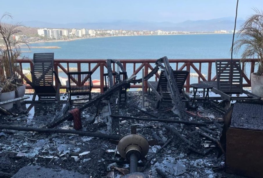 Incendio en La Cruz de Huanacaxtle sin lesionados, genera daños