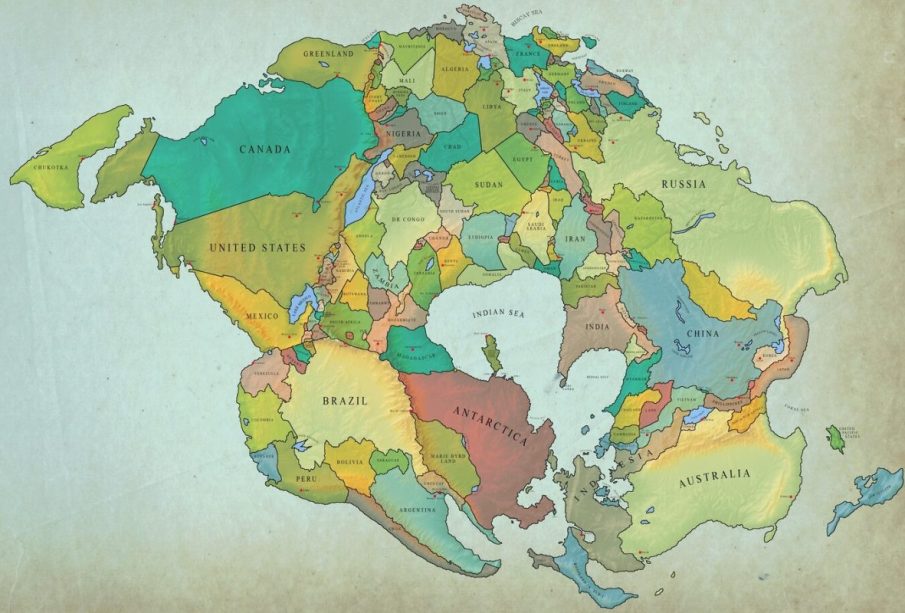 México haría frontera con Venezuela en Pangea II (Video)