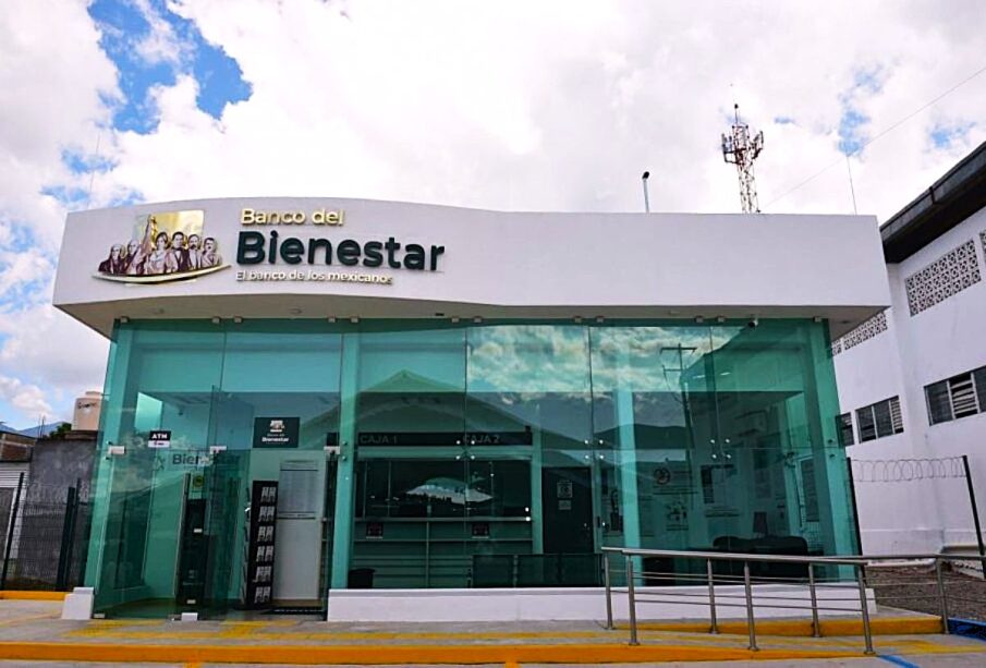 Banco del Bienestar donde dispersan la pensión