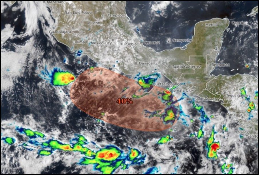 Ciclón Bárbara en el Pacífico