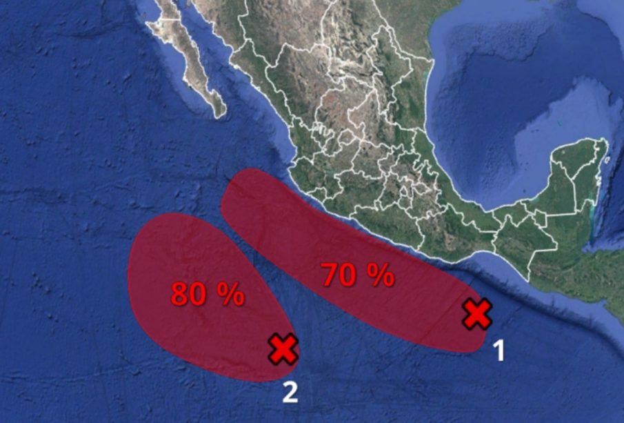 Ciclones en el Pacífico