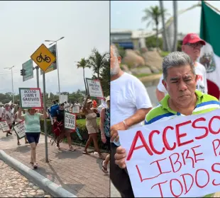 Exigen abrir acceso a playa Holi