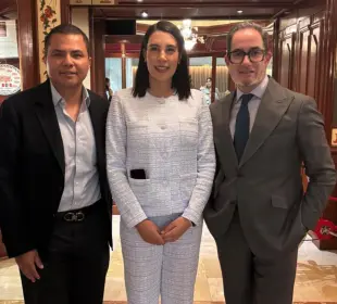 Fernando Castro, Josefina Rodríguez y Braulio Arsuaga.