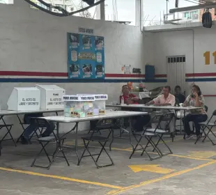 Baja participación y retraso en la instalación de casilla en sección 1972