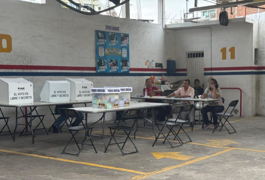Baja participación y retraso en la instalación de casilla en sección 1972