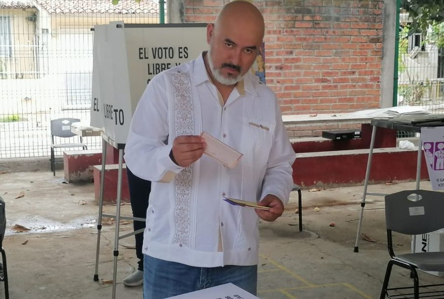 Diputado Bruno Blancas en la elección judicial, Puerto Vallarta
