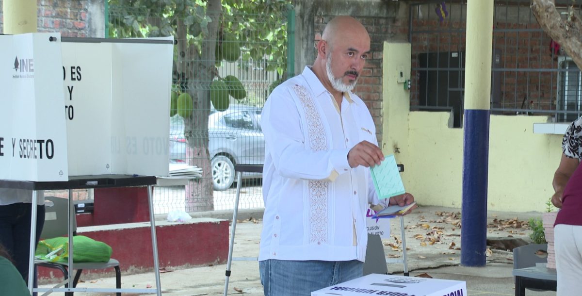 Así votó Bruno Blancas en la elección judicial