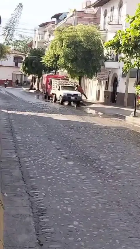 Calle en mal estado