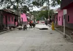 Reparan calles en Ixtapa