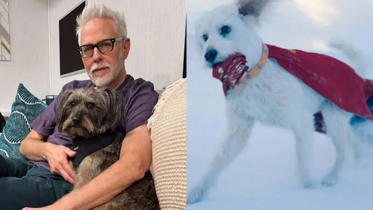 James Gunn junto con Ozu y Krypto