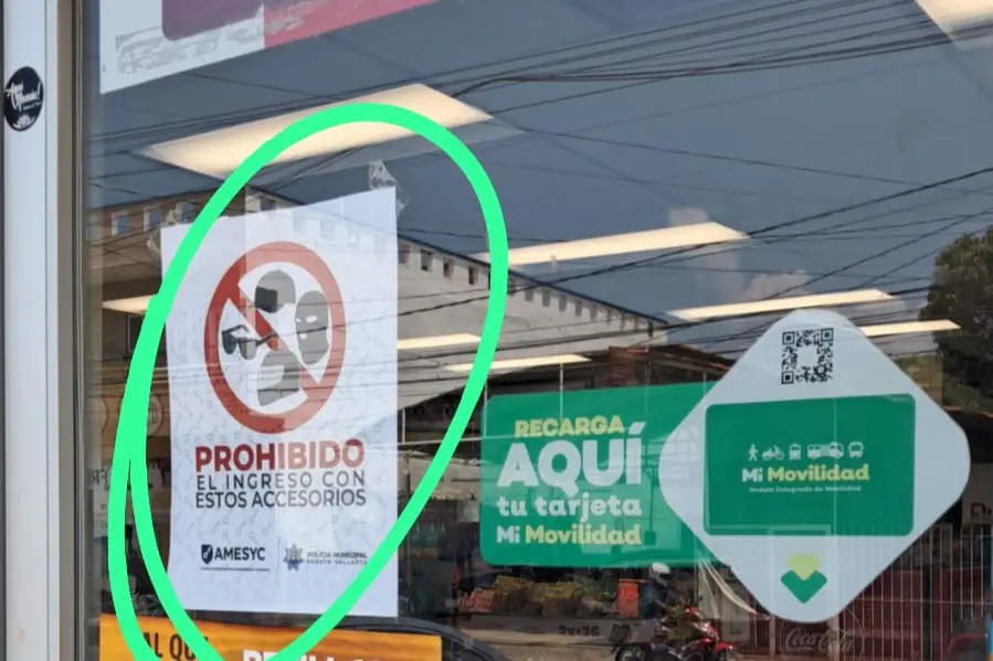 Rostro cubierto, en Bahía se prohibe entrar a tiendas, contra robos