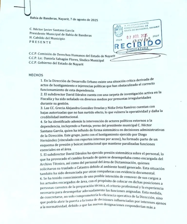 Escrito. 