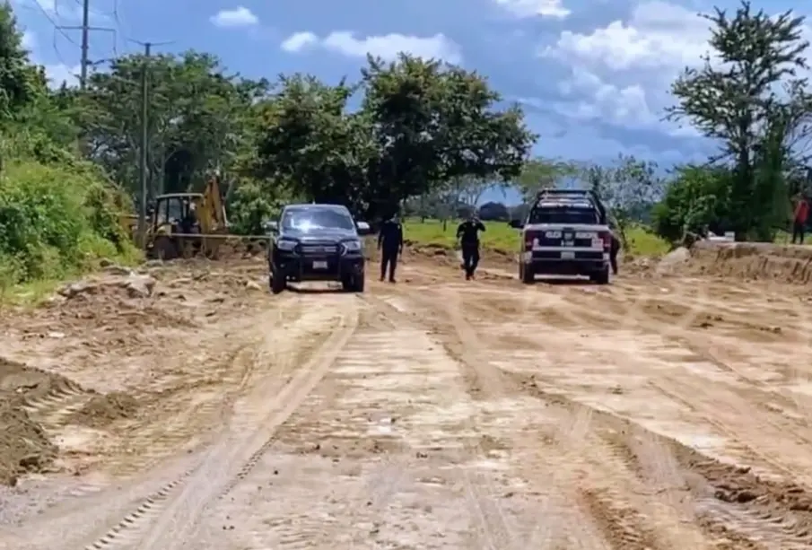 Accidente en retroexcavadora