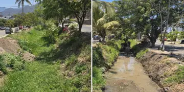 Desazolve en canales de Vallarta