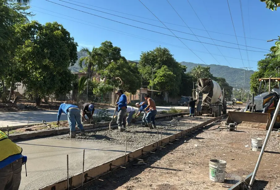 Trabajos en la avenida Federación