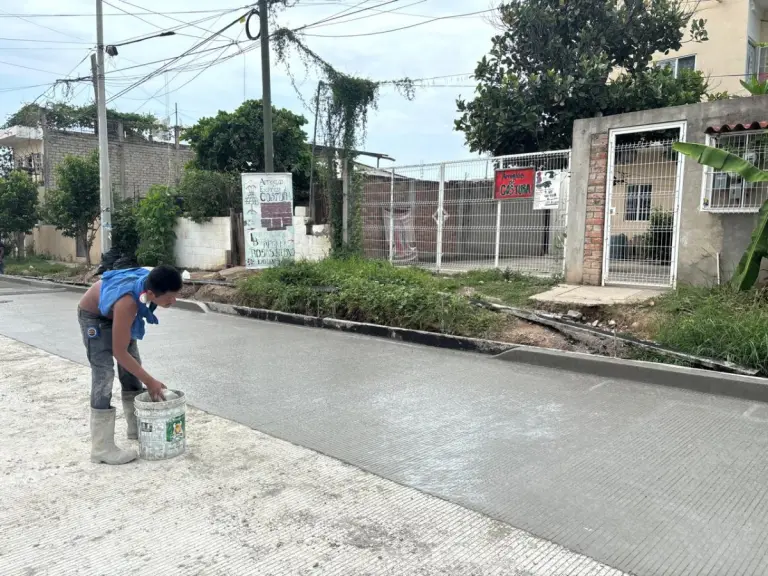 Trabajos en la avenida Federación