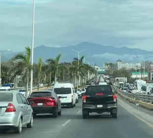 Tráfico rumbo a Vallarta por manifestación