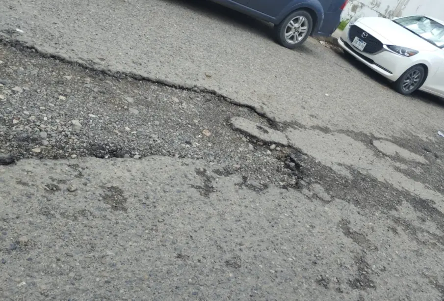 Baches en calles de Palma Real1