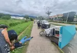 Volcadura de motonegocio deja un lesionado en Puerto Vallarta