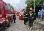 Bomberos sofocan incendio en vivienda de Exhaciendas del Pitillal